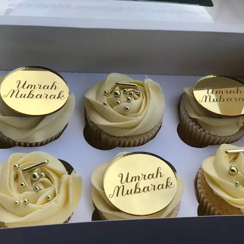 Eid Mubarak Cake Topper – elegante Kuchendeko für Ramadan & Eid