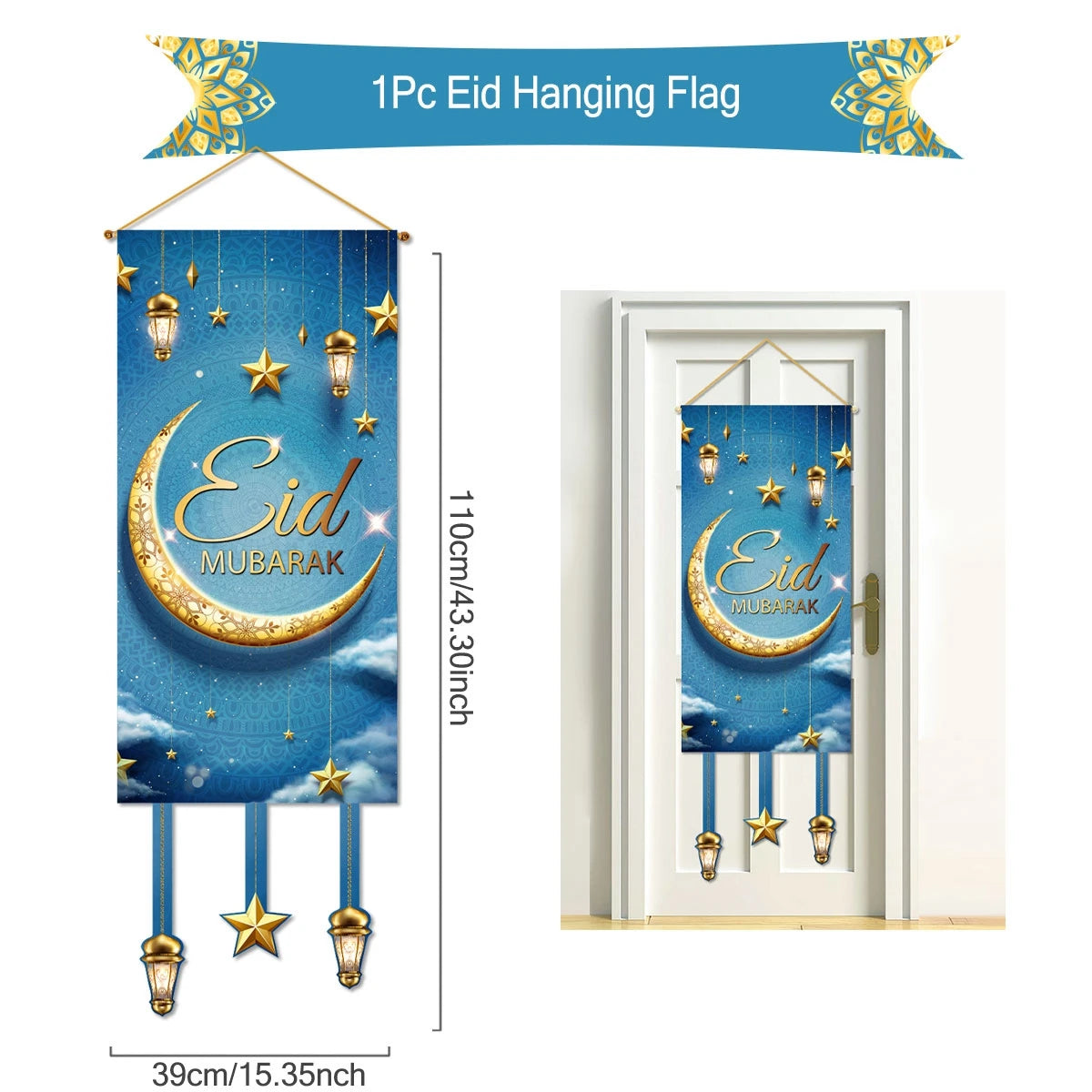 Ramadan Kareem Hanging Flag Ramadan Decoration 2026 For Home Eid Mubarak Ramadan Kareem Islamic Muslim Party Eid Al Adha Gifts